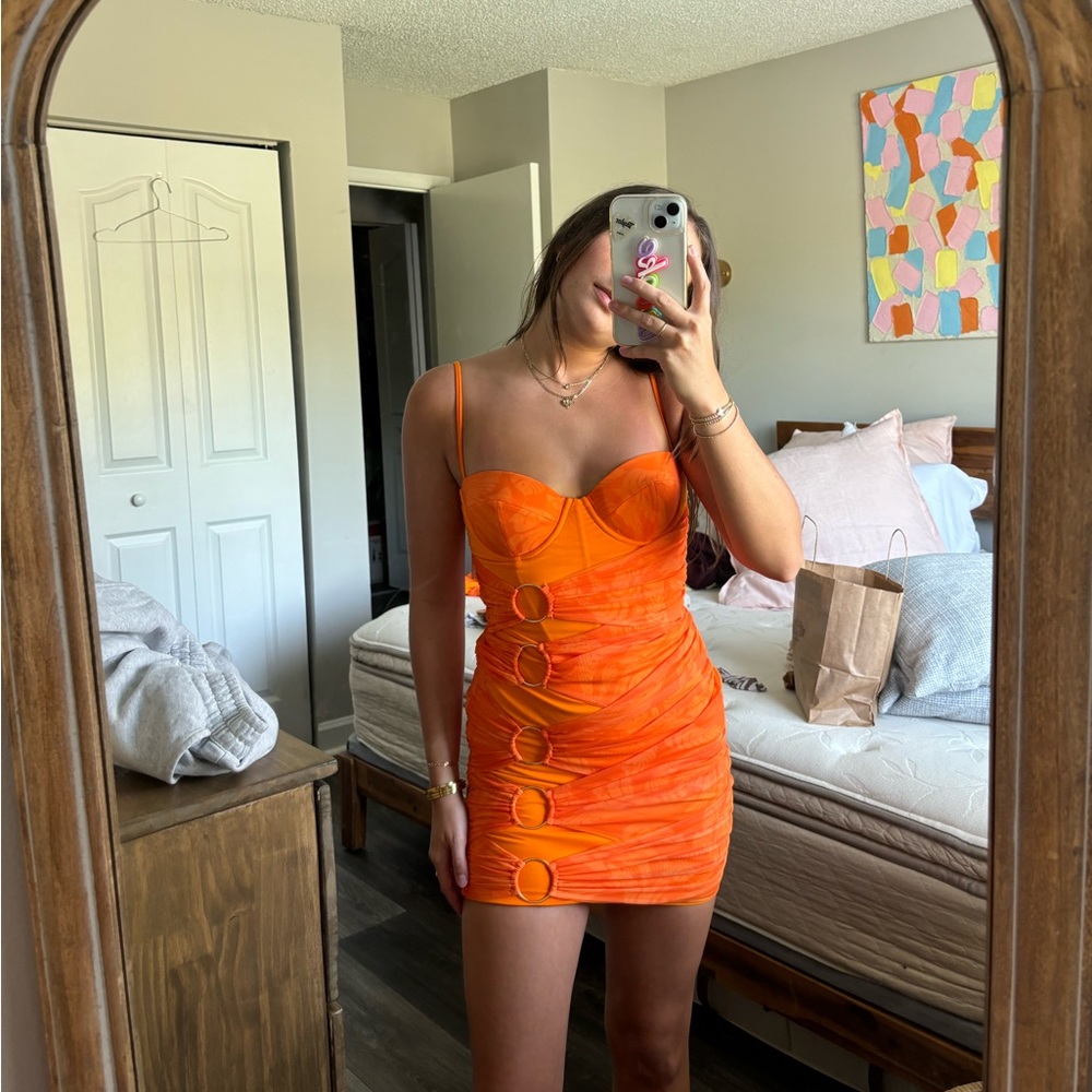 Oh Polly Orange Dress